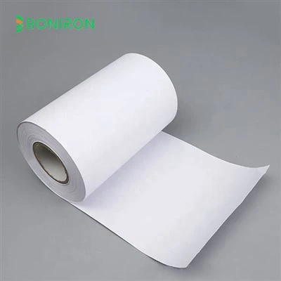 Etiqueta autoadesiva de PVC branco fosco